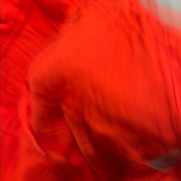 St. John's Bay Medium 100% cotton button up Vibrant Red Shirt - Picture 3 of 6